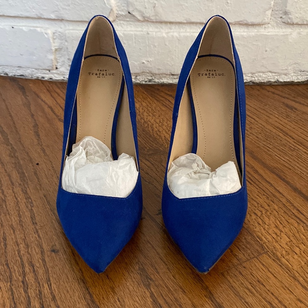 ZARA SUEDE HEELS